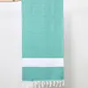 Manta de Toalha Turca Casa Manta Geométrica de Diamante para Sofá Jacquard Tecido à Mão Manta com Franjas Toalha de Praia Turca