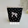 Bolsa de maquiagem de alta qualidade, pequena, com bordado de laço floral de algodão, bolsa de armazenamento para viagem, envelope vermelho de boca, atacado de fábrica