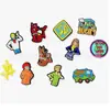 Charms para Zapatos de Scooby-Doo Goma Suave de PVC Accesorios DIY para Funda de Teléfono Decoraciones para Zapatos de Scooby-Doo
