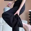 Pantalones Anchos Brillantes para Mujer, Nuevos Pantalones de Pierna Recta de Cintura Alta para Verano, Pantalones Casuales Brillantes tipo 'Starlight' de Largo Completo para Mujeres Petites, Modernos