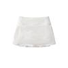 Falda plisada de tres pliegues estilo LULU Falda deportiva para yoga, tenis al aire libre, anti-luz, transpirable, de verano, de secado rápido