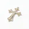 En Stock Mayorista Amuletos Colgantes de Cruz de Aleación Materiales para Accesorios de Joyería de Pulsera Collar Pendiente DIY