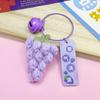 Llavero de Cosas Buenas que Suceden Colgante de Coche Tejido a Mano Colgante Lindo de Cacahuete Accesorios para Bolsos Lote de Regalos Pequeños