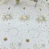 Nuevo Estilo Hada Estrella y Luna Lentejuelas Bordado Malla Lentejuelas Bordado Tela Vestido de Boda Ropa de Escenario