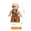Diâmetro de 9mm Blocos de Construção de Partículas Grandes Acessórios Figuras de Brinquedo Mini Figuras Figuras de Pessoas Família Personagens Profissionais Polícia