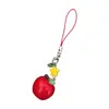 Nuevo Colgante Creativo Lindo de Manzana 3D para Niñas, Cadena para Funda de Teléfono, Llavero, Decoración de Mochila, Accesorio