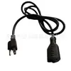 Suministro de cable de alimentación de tres conductores de 0,75 mm con enchufe de tres clavijas para EE. UU.