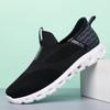 Sapatos Masculinos Ultra Leves de Primavera e Outono, Sapatos Masculinos, Sapatos de Malha Fly-Knit, Slip-Ons Leves de Calçar Fácil, Sapatos Casuais Simples Diários Masculinos