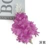 Simulação de flor de lavanda, corda de flor de jacinto violeta, cabeça de flor falsa faça você mesmo, grampo de cabelo, acessórios para flores, adereços para fotografia