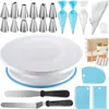 Bandeja Giratória para Bolo Amazon de 71 Peças, Bico para Decorar Bolo, Saco de Confeitar, Raspador de Massa, Espátula