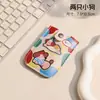 Porta-Cartões Retrátil de Desenho Animado para Mulheres, Porta-Cartões Portátil Fofo, Bolsa Compacta com Vários Compartimentos para Cartões, Identidade, Cosméticos, Porta-Cartões Compacto Personalizado para Estudantes