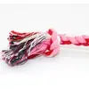 Juguete para Perro Cuerda de Río Colorida Nudo Juguete para Mascota Cuerda de Masticar Trenzada de Algodón 4 Especificaciones 1