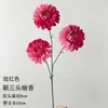 Materiales Florales Rojo Rosa de Alta Calidad Más Vendidos para Accesorios de Salón de Bodas, Decoración de Entrada, Arreglo Floral de Techo Estilo Chino Nuevo y Decoración de Pasillo