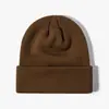 Sombrero de pescador de moda minimalista europeo y americano al por mayor Sombrero cálido de doble capa para estudiantes Bromista Sombrero de lana para hombre Sombrero de punto Mujer