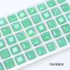 Dongzhou Cristal K9 Diamante de Manicura Cuadrado Ángulo Recto Color Super Flash Diamante de Vidrio diy Accesorios de Manicura Diamante Fondo Puntiagudo