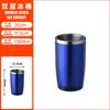 Balde de Gelo para Bebidas Transfronteiriço 2.5L Camada Dupla Reta Balde de Gelo para Cerveja Gelada Champagne Balde de Gelo Metálico de Aço Inoxidável Balde de Gelo Seco Comercial