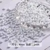 Cuentas de Vidrio de Color Mixto Blanco Hechas a Mano Material para Joyería DIY Collares Pendientes Pulseras Combinación