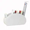 En stock artículos creativos para el hogar almacenamiento de escritorio de cuero caja de almacenamiento para control remoto almacenamiento de artículos de oficina LG8130