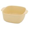 Cuenco Cerámico de Doble Asa para Hornear Soufflé, Freidora de Aire, Cuenco para Cocinar al Vapor Natillas de Huevo, Cuenco para Huevo al Vapor, Especial para Uso Doméstico de Bebé