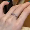 Anillo de Oreja de Trigo Morado Súper Brillante Suave 2026 Nuevo Exquisito Retro Lujo Ligero Diseño de Nicho Joyería de Anillo de Dedo