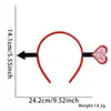Amazon Diadema Día de San Valentín Tocado de Pluma Roja Suministros para Fiesta de Bodas Diadema de Polvo Dorado Amor Pasador Accesorios para el Cabello