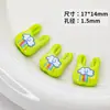 Bolso de Mano Colorido Pintura Acrílica Bolsa de Basura a Través del Agujero Joyería DIY Accesorios con Cuentas Cadena para Teléfono Móvil Llavero