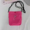 Bolso cruzado nuevo, casual, versátil, de nailon, para teléfono; bolso unisex para deportes al aire libre, mochila pequeña y ligera para salir