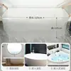 Bolsa de baño desechable, engrosada y ampliada, adecuada para bañeras de madera de hogar y hotel, bolsa de baño grande plegable