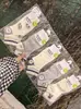 Calcetines Deportivos de Algodón de Cintura Baja Qiancai para Niños Calcetines Tipo Invisible de Malla Calcetines Infantiles Lindos de Moda Venta al por Mayor en Stock 26