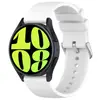Adequado para pulseira Samsung Galaxy Watch6 20/22mm cauda redonda cabeça plana silicone relógio estilo esportivo pulseira de reposição