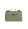 Piel de Vaca de Primera Capa Lp19 Bolsa Lonchera Cuero Genuino Bolsa de Mujer 2025 Nuevo Gigi Mismo Estilo Bolso Satchel Bolso Caja Bandolera Bolsa Pequeña