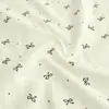 Patrón de Rayas Caladas Algodón Puro Estilo Coreano Fresco Tela Grado A para Cortinas de Madre y Bebé, Camisas y Vestidos