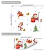 Vários Tipos de Gnomo Papai Noel Elfo de Natal Azul Adesivos Decorativos para Janela Decorações de Feriado Adesivos Eletrostáticos Dupla Face