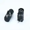 Conector DC DC-002E 35135 Conector DC de Doble Agujero 3.5*1.35 3.5 Conector DC Hembra de Doble Agujero Pin de 1.3