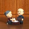 Regalos de Resina para Cumpleaños de Abuelos, Bodas y Ancianos; Adornos Artesanales de Estilo Chino