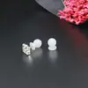 Acessórios DIY para Piercing de Orelha Tampão de Ouvido Macio de Borracha Plug de Orelha Transparente de Silicone e Resina Plug Traseiro para Piercing de Orelha Plug de Orelha de Plástico Pacote de Tampões de Ouvido