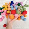 Estoque disponível 2,5 cm 2G bola de feltro poke artificial DIY presente bola de lã colorida sólida