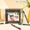 Papel para colorear y garabatear extra largo para niños, rollo de papel de dibujo, lienzo para colorear para bebés de jardín de infantes, libro de dibujo, álbum de fotos