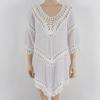 Blusa de protección solar para resort de playa de verano transfronteriza de comercio exterior europea y americana, hecha a mano, hueca, suelta, para traje de baño, fabricantes, venta al por mayor