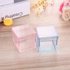 El Fabricante Suministra Nuevos Modelos de Cajas Cuadradas de Dulces Estilo Ins, Cajas de Plástico, Bandas Elásticas, Decoraciones para Pestañas y Cajas para Almacenar Dulces de Boda