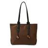 Bolso Tote Retro de Gran Capacidad para Viajes Diarios de Mujer 2025 Otoño Nuevo Casual de Aspecto Elegante Estilo Extranjero Bolso de Hombro Único