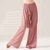 Pantalones de Danza para Mujer Modernos de Verano Estilo Nuevo Práctica Corporales Sueltos Rectos Danza Clásica China Rendimiento Pantalones de Pierna Ancha