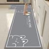Tapete de Cocina Transfronterizo Resistente a la Suciedad Antideslizante Tapete Absorbente de Barro Diatomeo Alfombra de Cocina Cortable Personalizada