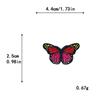 Bordado por Computadora Mariposa Colorida Transfronterizo Más Vendido Parches Mixtos de Mariposas para Chaquetas Abrigadoras Parches de Bordado Hechos a Mano para DIY
