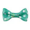 Poliéster Pequeño con Lunares Lazo Pequeño Ropa Infantil Diadema Pasador Flor Pequeña Decorativa Nudo de Ropa Interior