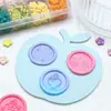 Matriz de Silicone para Carimbo de Cera Pintura a Fogo Urso Flor de Cerejeira Simples Matriz de Liberação para Carimbo de Cera Material de Silicone Almofada de Isolamento Térmico Mat Antiaderente
