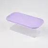Caixa de Almoço Retangular de Silicone para Crispy de Fronteira, Selada para Comida de Trabalhador de Escritório, Caixa de Armazenamento de Frutas e Vegetais