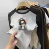 Ropa interior básica para niñas Otoño e Invierno 2026 Nuevo estilo Camiseta de manga larga de forro polar térmico para niños Bloque de color cálido Top casual para niña pequeña