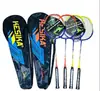 Raquetes de Badminton Feitas de Liga de Ferro, Conjunto de 2, para Treinamento de Estudantes e Entretenimento Familiar, Raquetes de Badminton Tipo Dividido