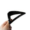 Nuevo Clip Triángulo Oblicuo de 10 cm Hebilla Mariposa Pinza para el Cabello Moda Simple Elegante Pinza para el Cabello Retro Lujo Ligero Accesorios para el Cabello